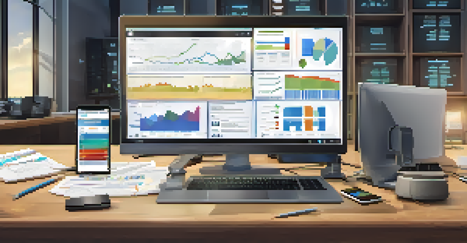 A close-up view of a computer screen displaying a disaster recovery dashboard with graphs and backup statuses.