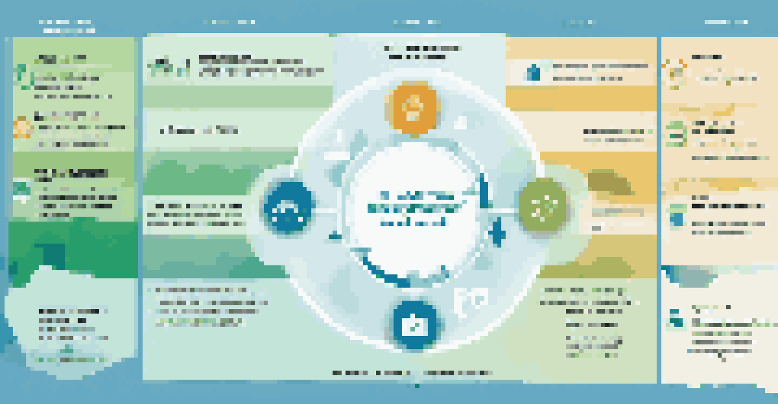 An infographic illustrating the steps of a Data Privacy Impact Assessment, with icons and arrows on a blue and green gradient background.