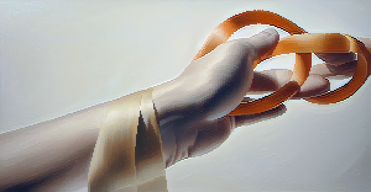 A close-up of hands stretching a rubber band, symbolizing adaptability and resilience.