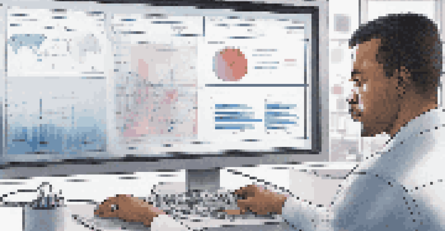 Close-up of hands showing training on advanced technology in a modern workspace.