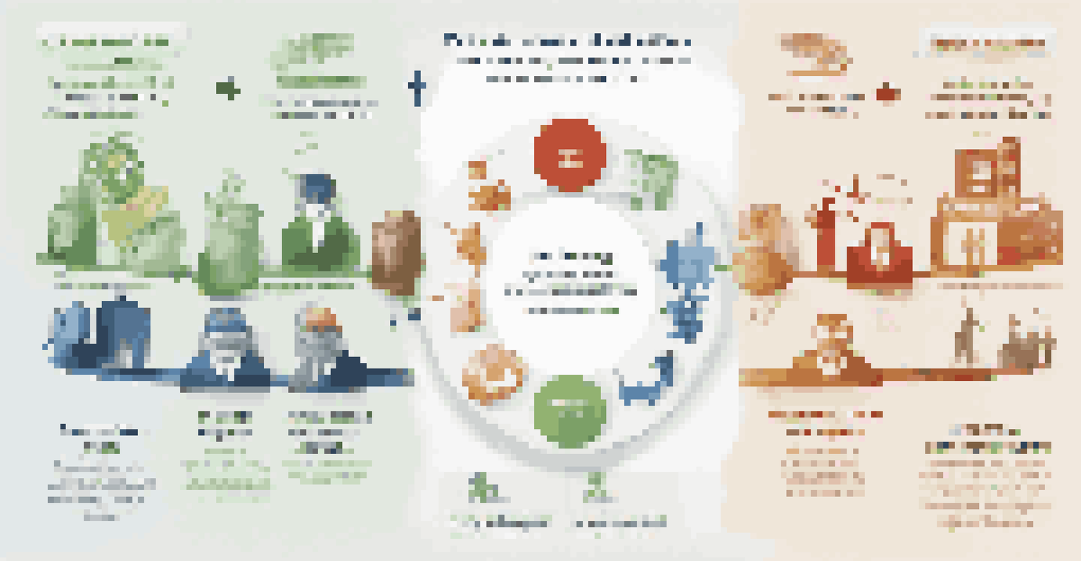 An infographic comparing joint ventures and mergers with icons and symbols in contrasting colors.