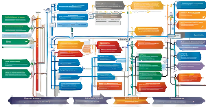 An infographic illustrating the steps of workforce planning with colorful icons and a flowchart design.