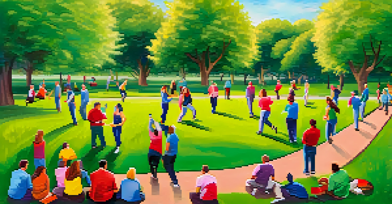 Employees engaged in a trust-building exercise outdoors, showcasing teamwork and ethical leadership.