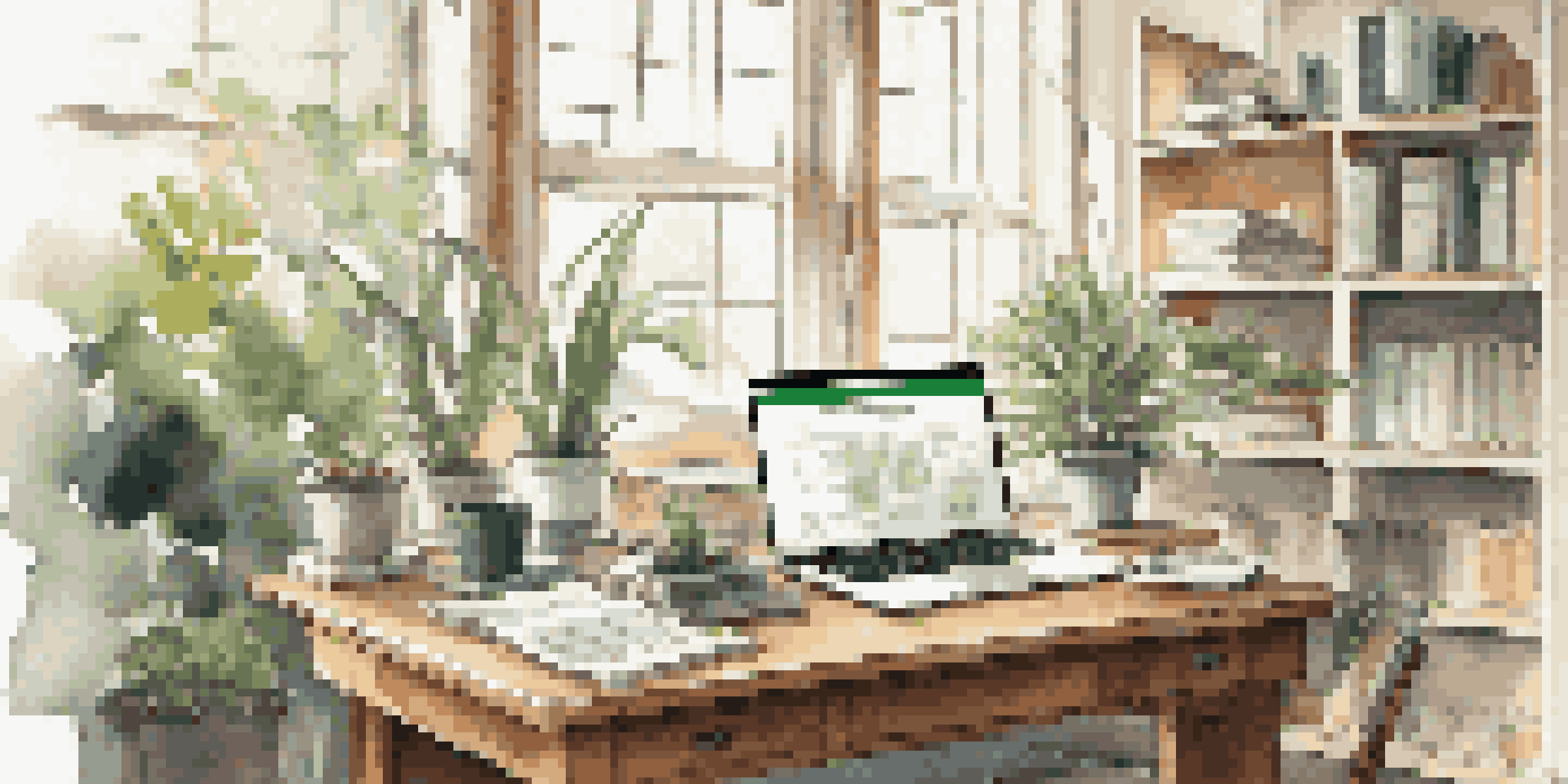 A modern office workspace with a laptop displaying legal documents, surrounded by books on eCommerce regulations. Natural light illuminates the room.