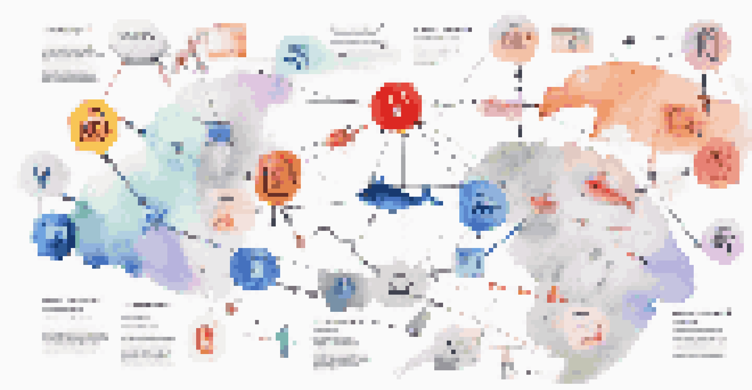 An illustrated infographic showing different types of phishing attacks, with icons and color-coded sections on a white background.