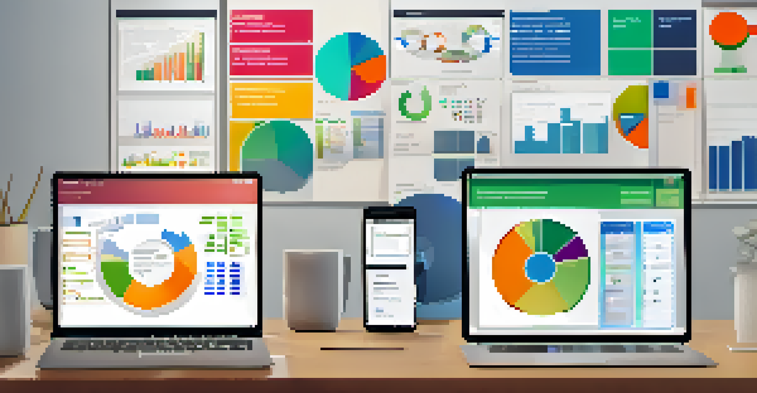 An artistic visualization of customer feedback data analysis with colorful graphs on a digital screen.