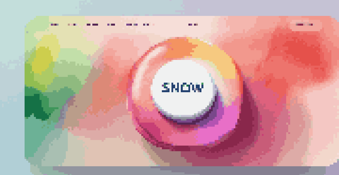 A colorful 'Subscribe Now' button prominently displayed on a modern website layout with soft gradients in the background.