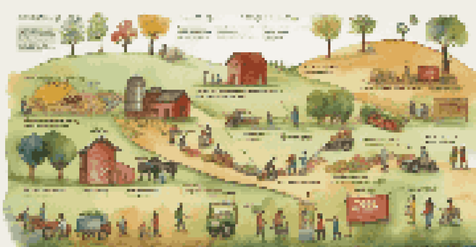 An infographic showing the journey of Fair Trade products, highlighting ethical practices and community benefits.
