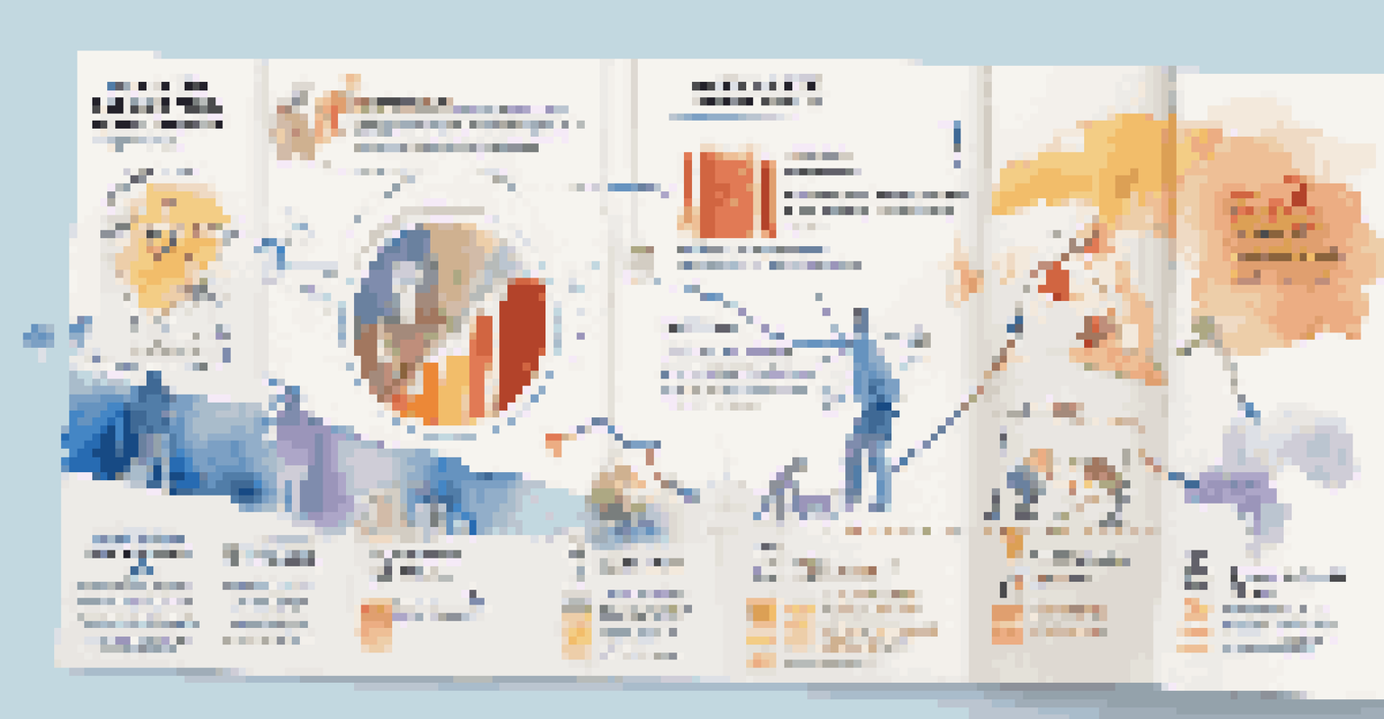 An infographic showing the steps of creating a crowdfunding campaign with icons and descriptions on a modern background.