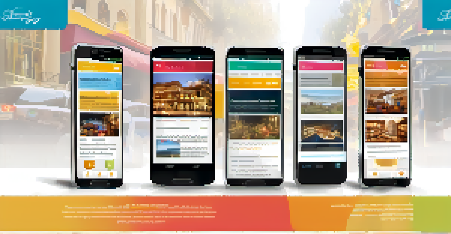 A split-screen comparison of a cluttered mobile website and a sleek, user-friendly design.