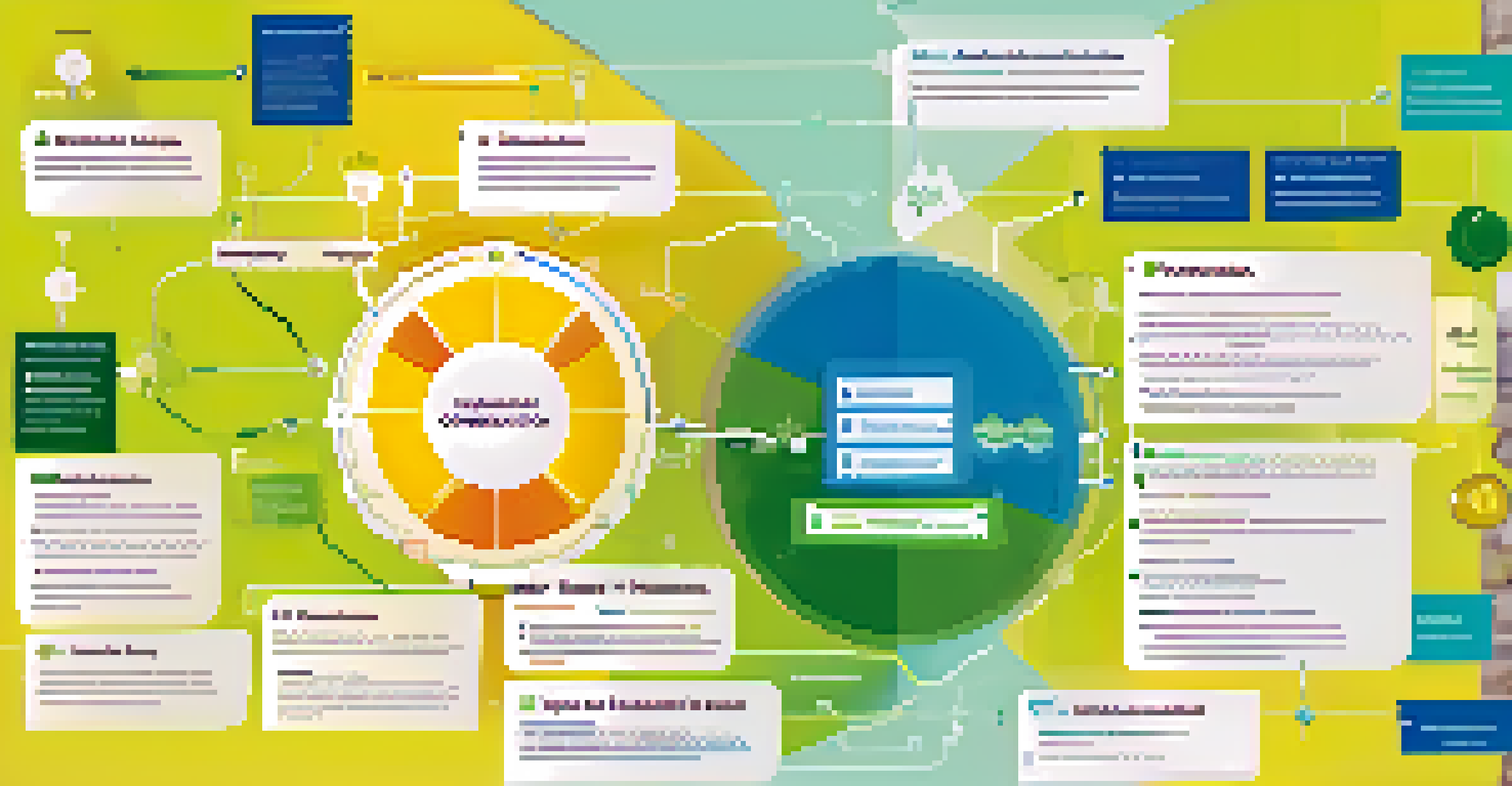 An infographic showcasing stakeholder engagement strategies with icons and a bright color scheme on a white background.