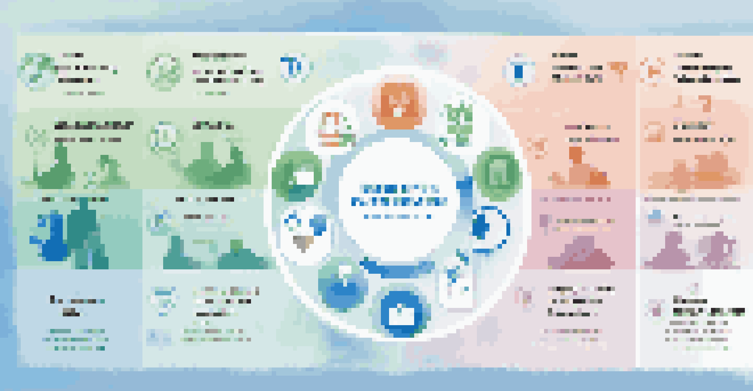 An infographic illustrating key ethical marketing principles with icons and text in a modern design.