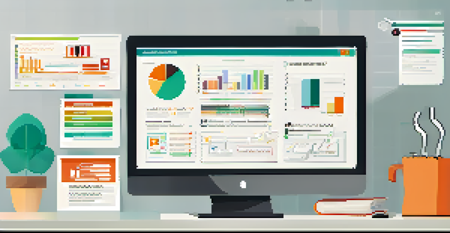 An infographic on a computer screen about online reputation management.