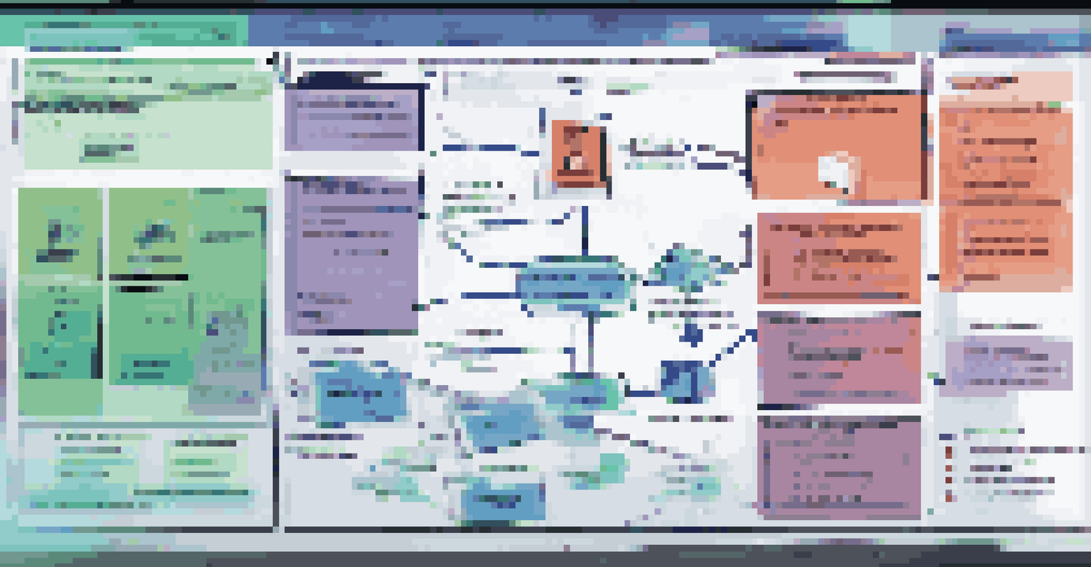 A close-up of a computer screen showing a detailed cybersecurity incident response plan document with a flowchart.