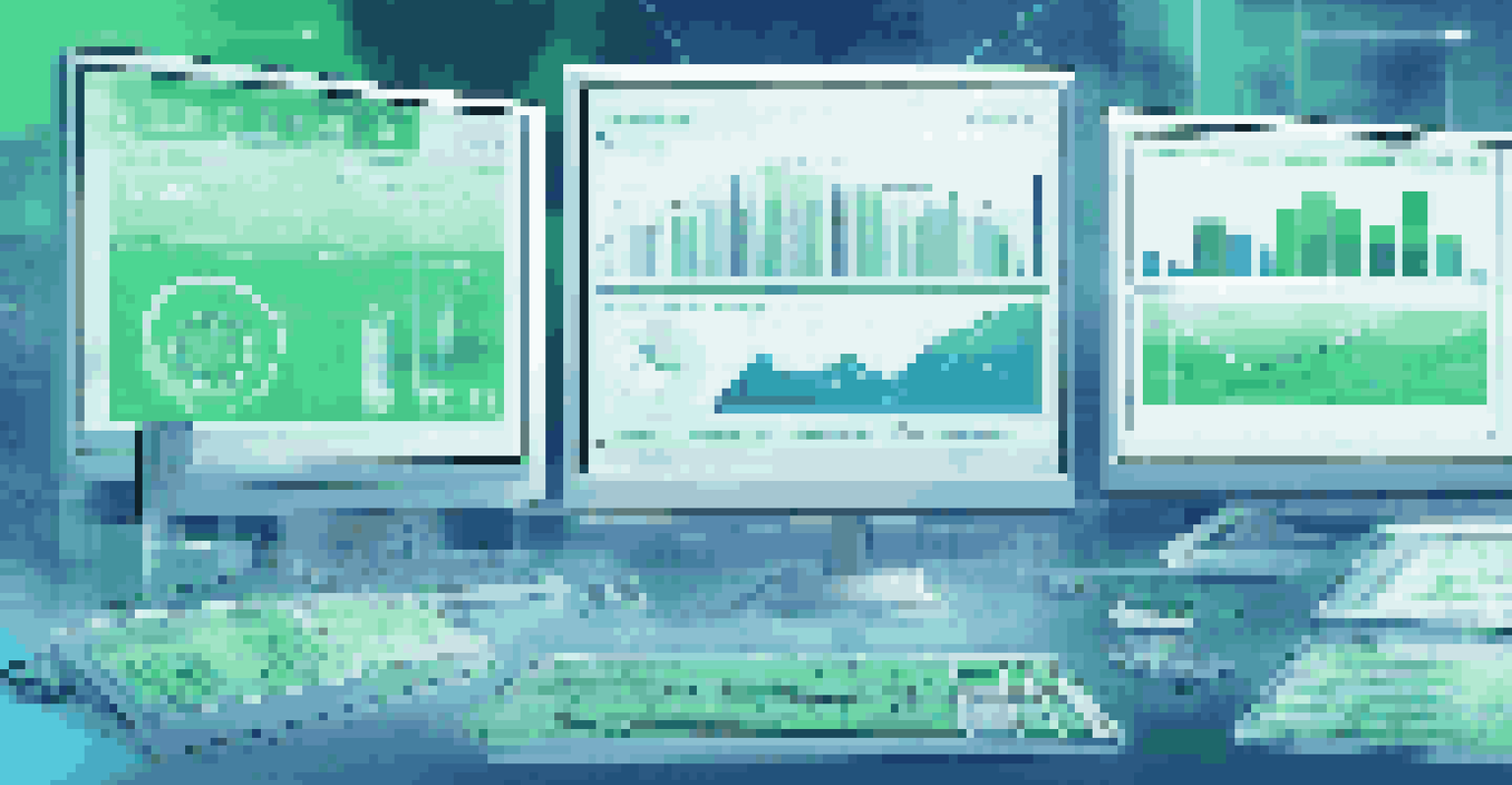 An abstract representation of technology aiding regulatory compliance with graphs and checklists.