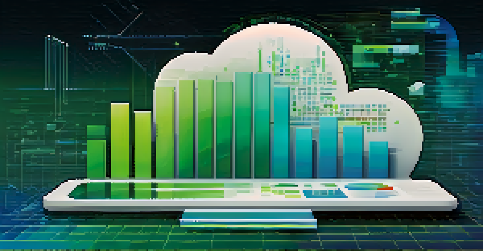 Abstract representation of data quality with colorful charts and digital elements.