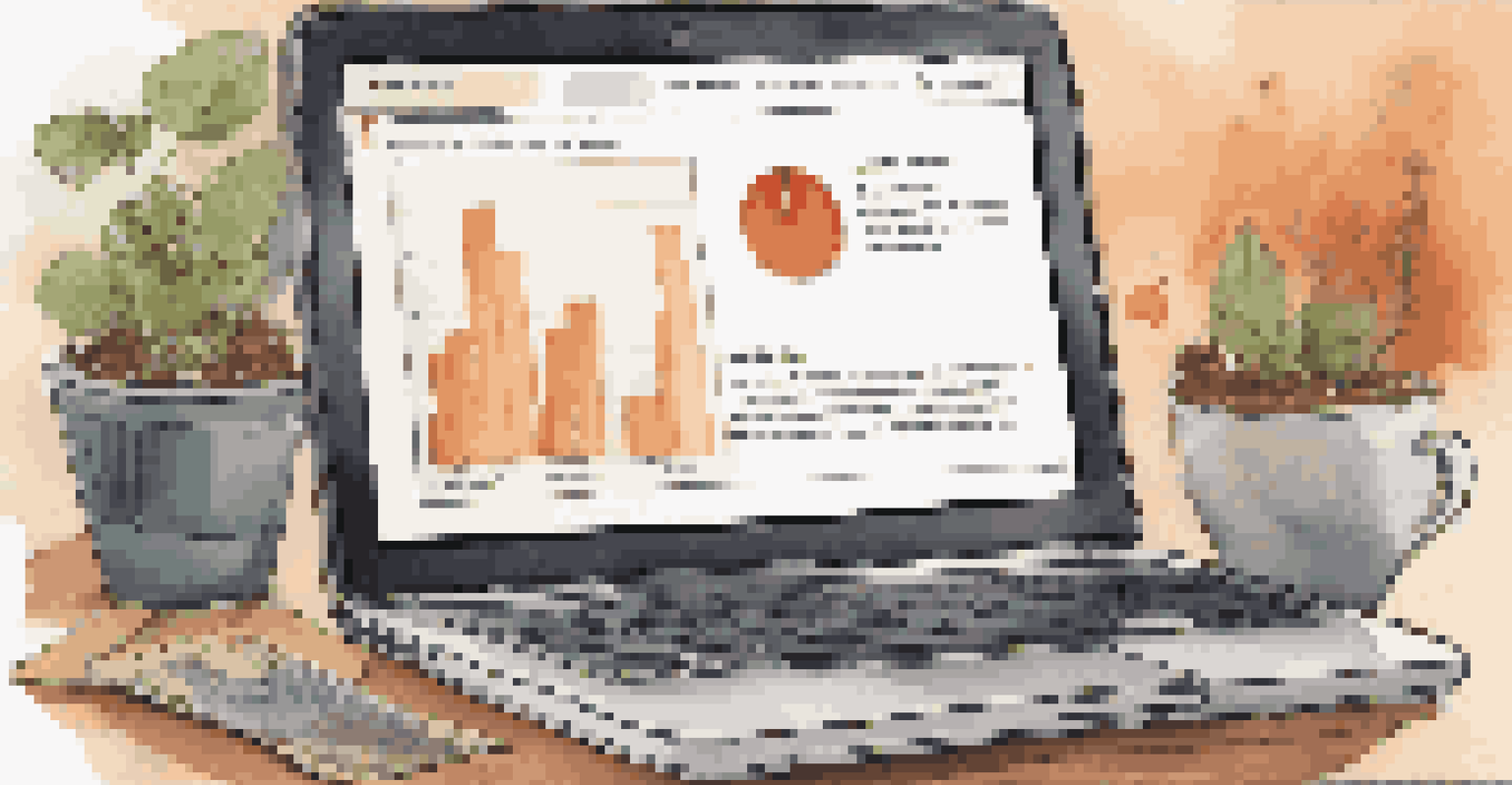A close-up of a laptop showing a successful crowdfunding campaign page, with a project image and funding progress bar, surrounded by coffee and stationery.