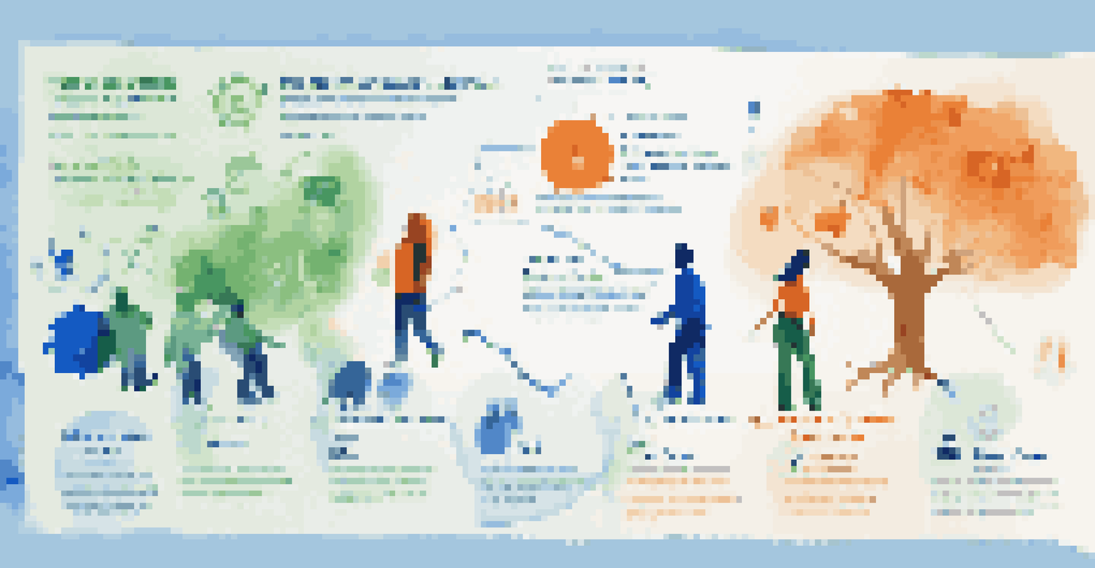 An infographic illustrating the benefits of diversity in teams, featuring icons and a harmonious color palette, conveying creativity and innovation.