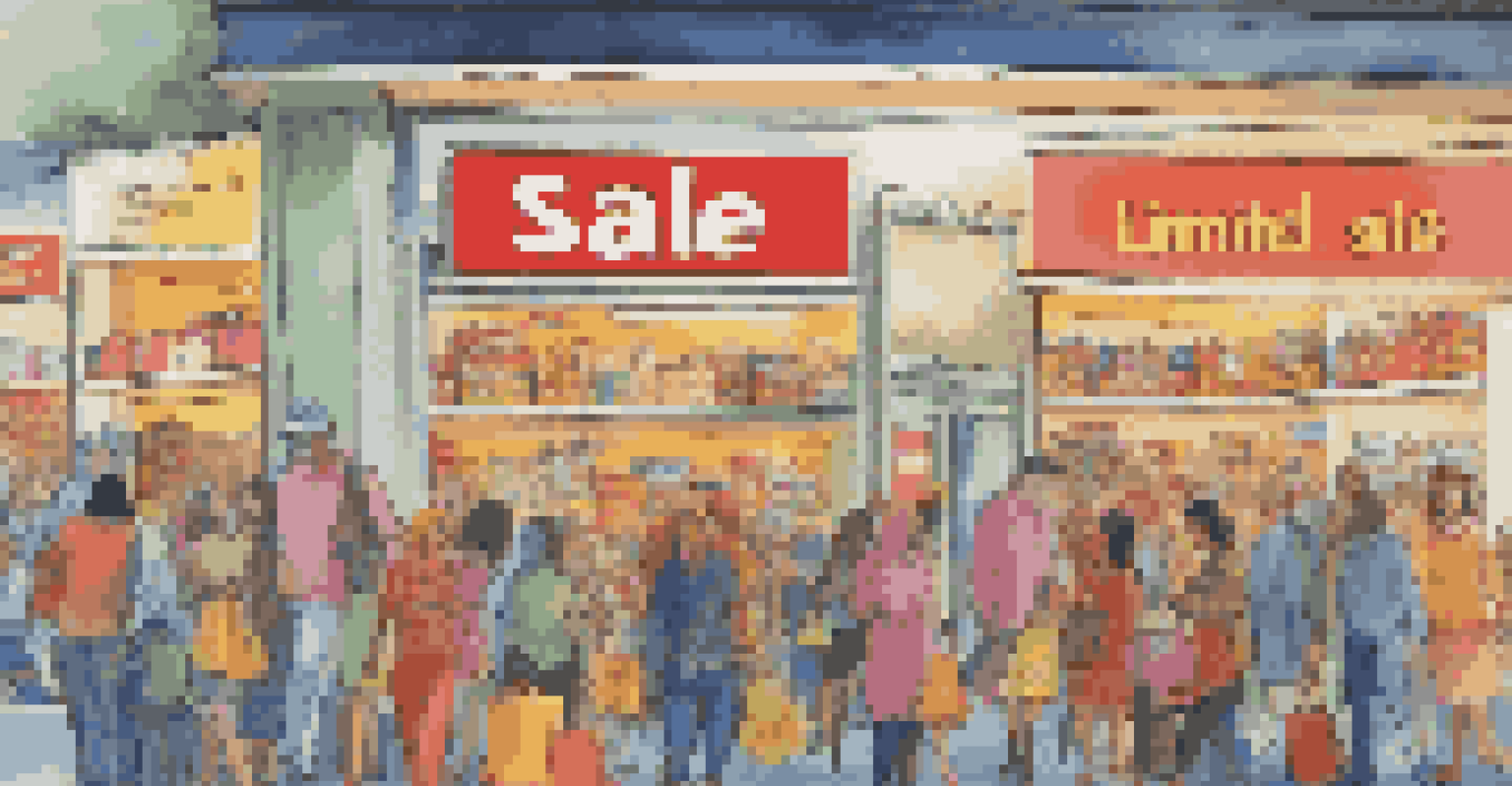 An online shopping webpage filled with limited stock labels, illustrating consumer excitement and urgency around scarcity.