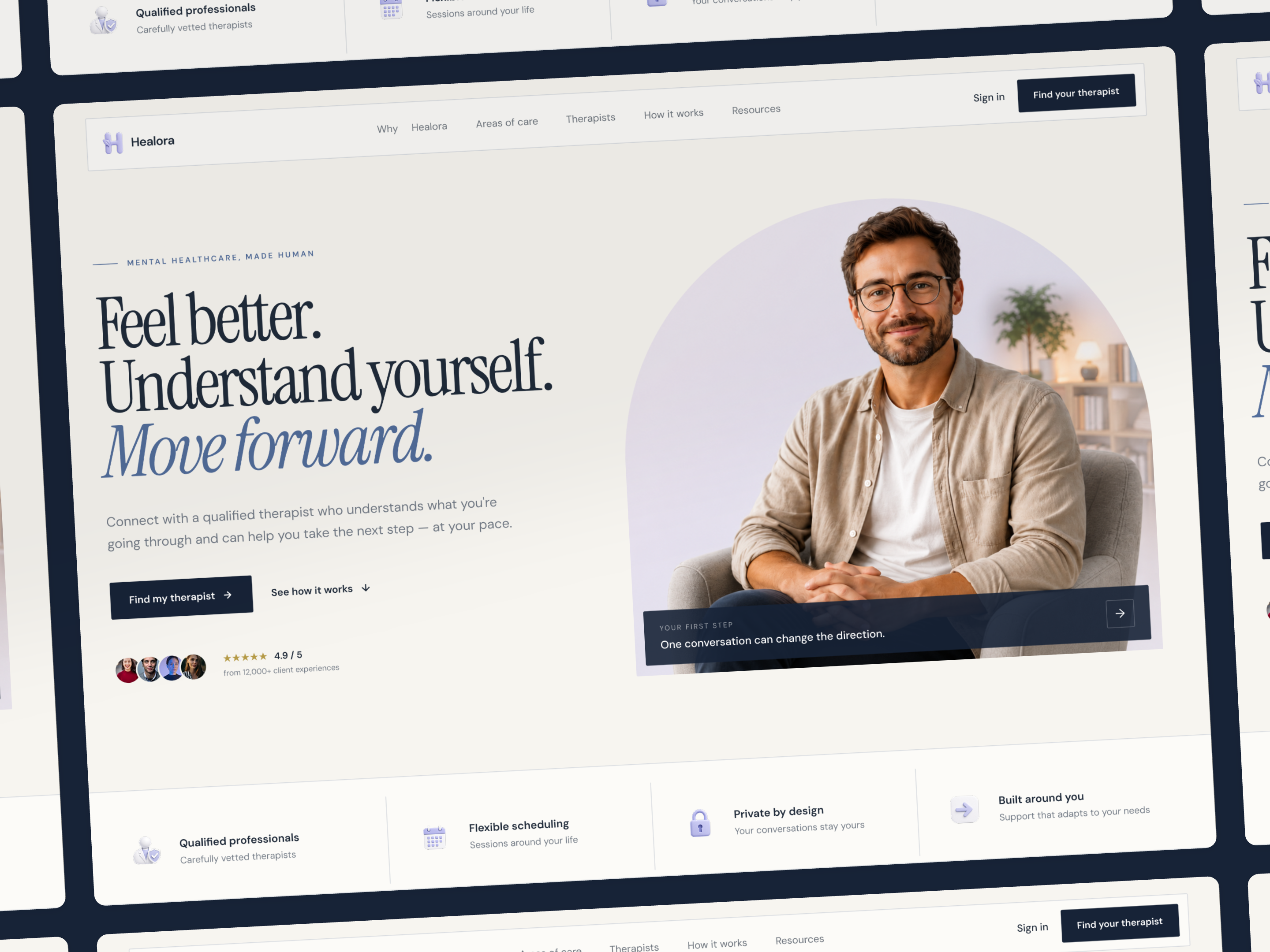 Mental Healthcare Landing Page 