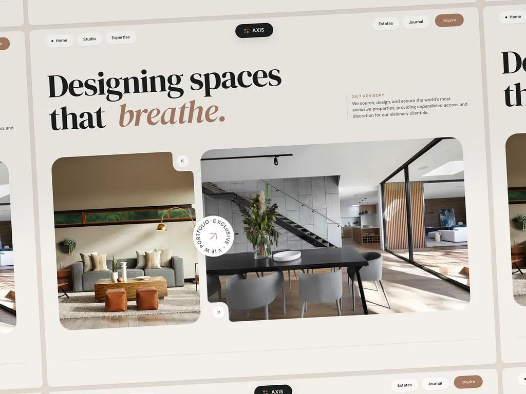AXIS Studio — Luxury Architecture & Real Estate Platform Abdullah Fuad