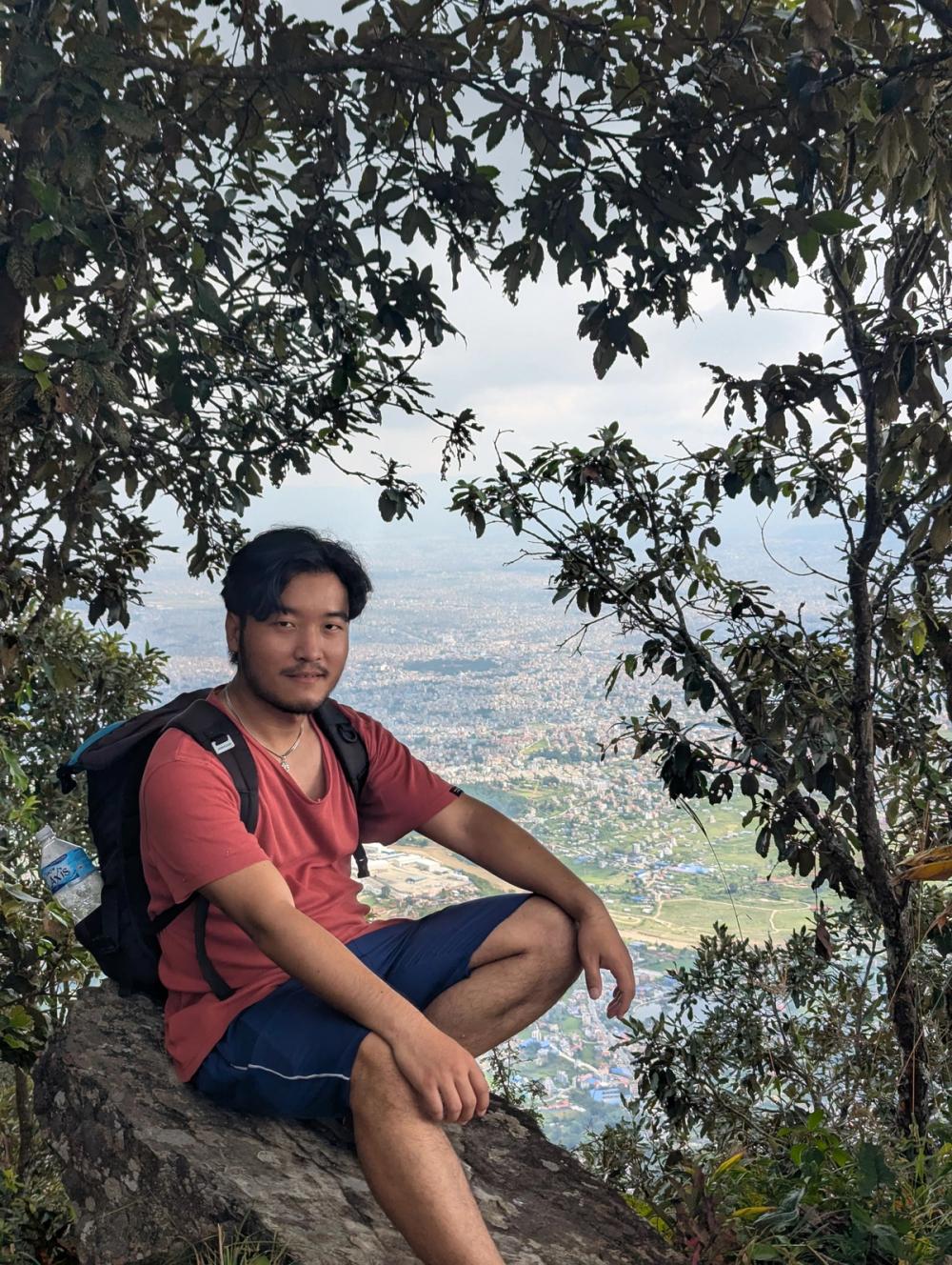 Me against the scenic view