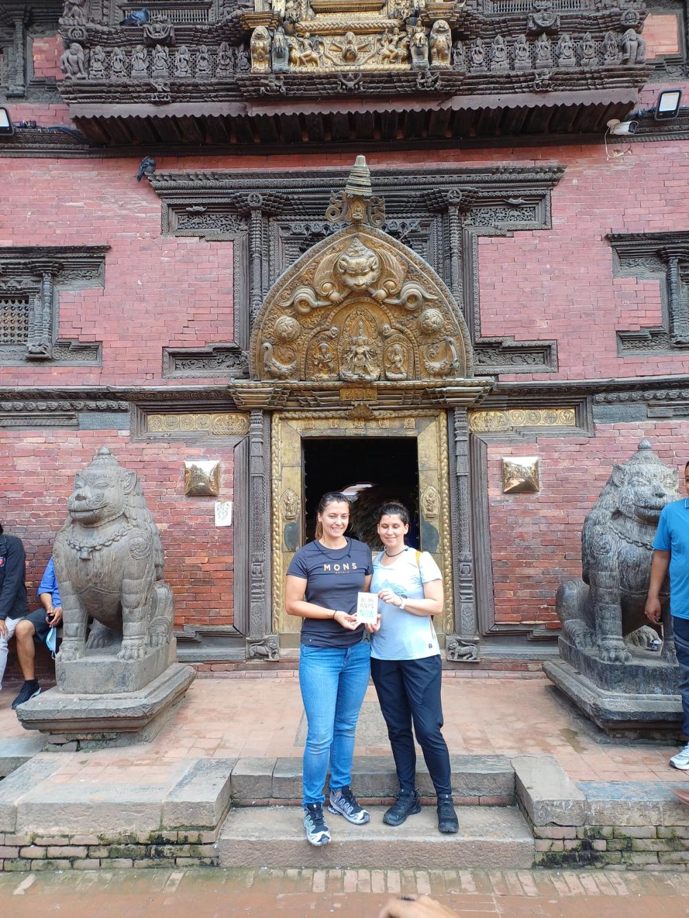 In front of Patan Durbar