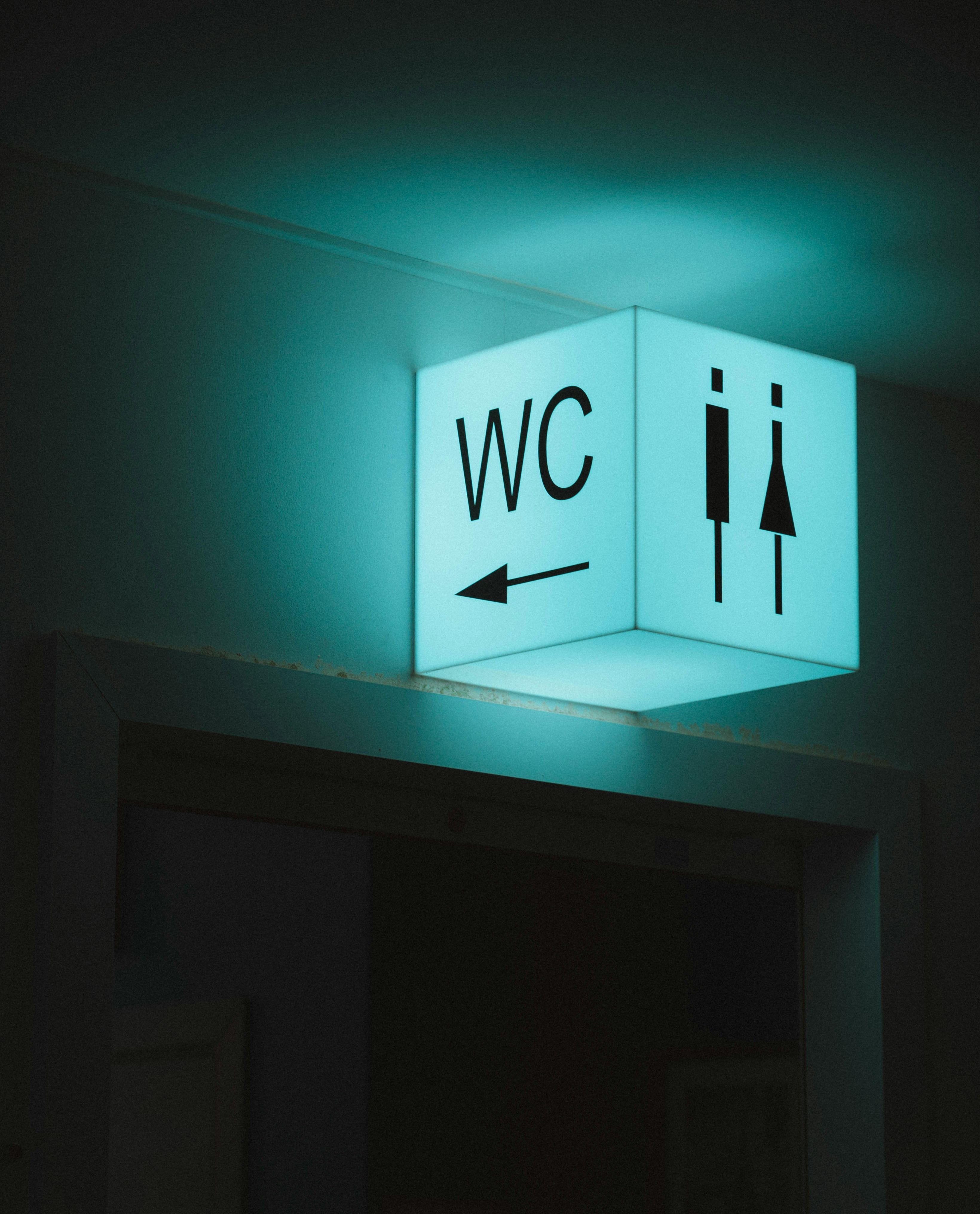 Toilet Sign. Credit: Vadim Artyukhin