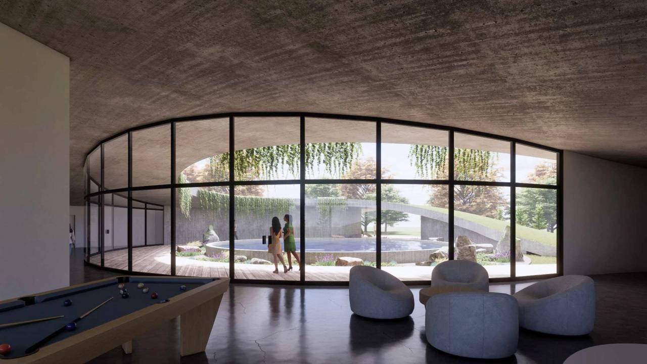 Commercial common space - Interior Rendering