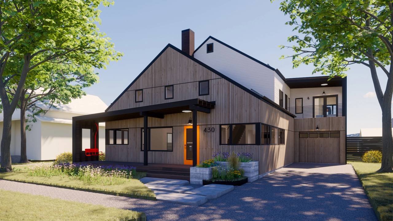 Home Exterior Rendering - Bozeman, Montana