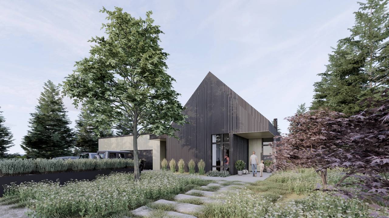 Rendering of Home exterior - Bozeman, Montana