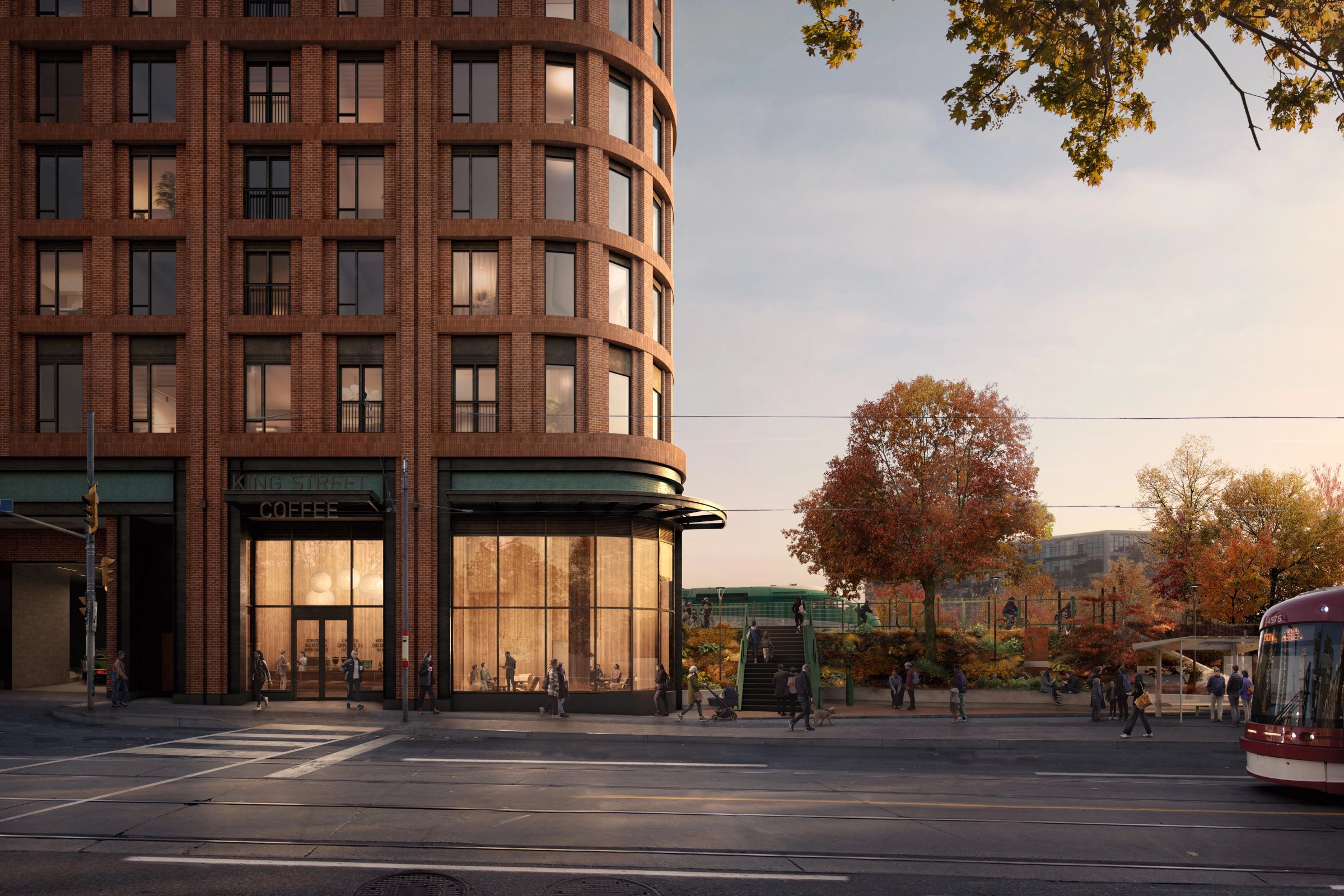 Render of 1071 King West by Secchi Smith