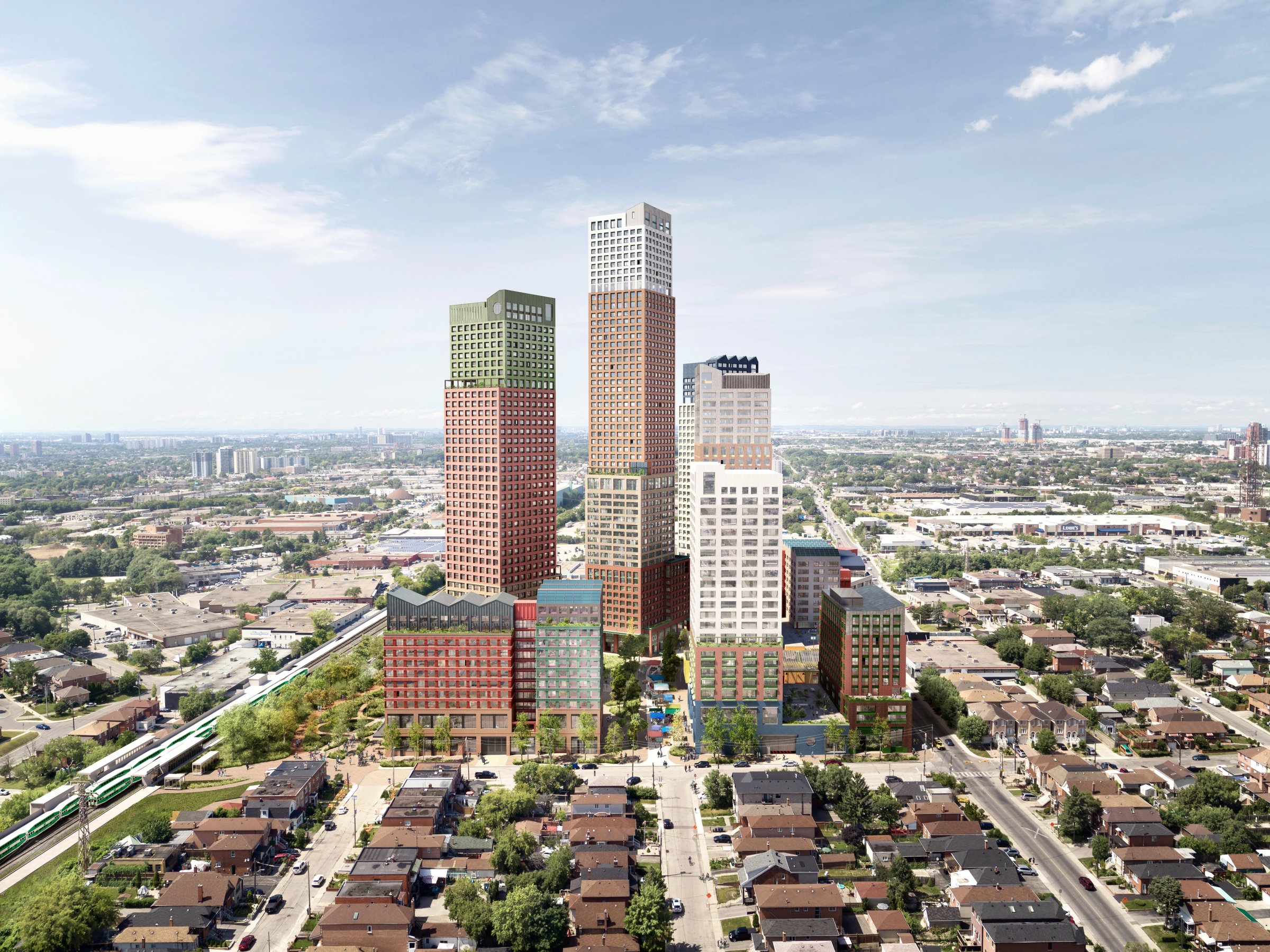 Rending of Beltline Yards in the Caledonia Design Destrict by Secchi Smith