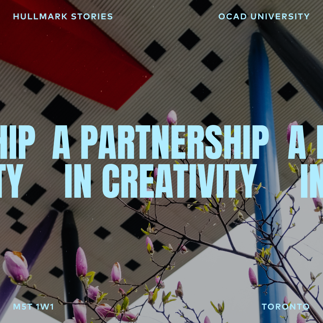 Title card: A Partnership in Creativity, OCAD University