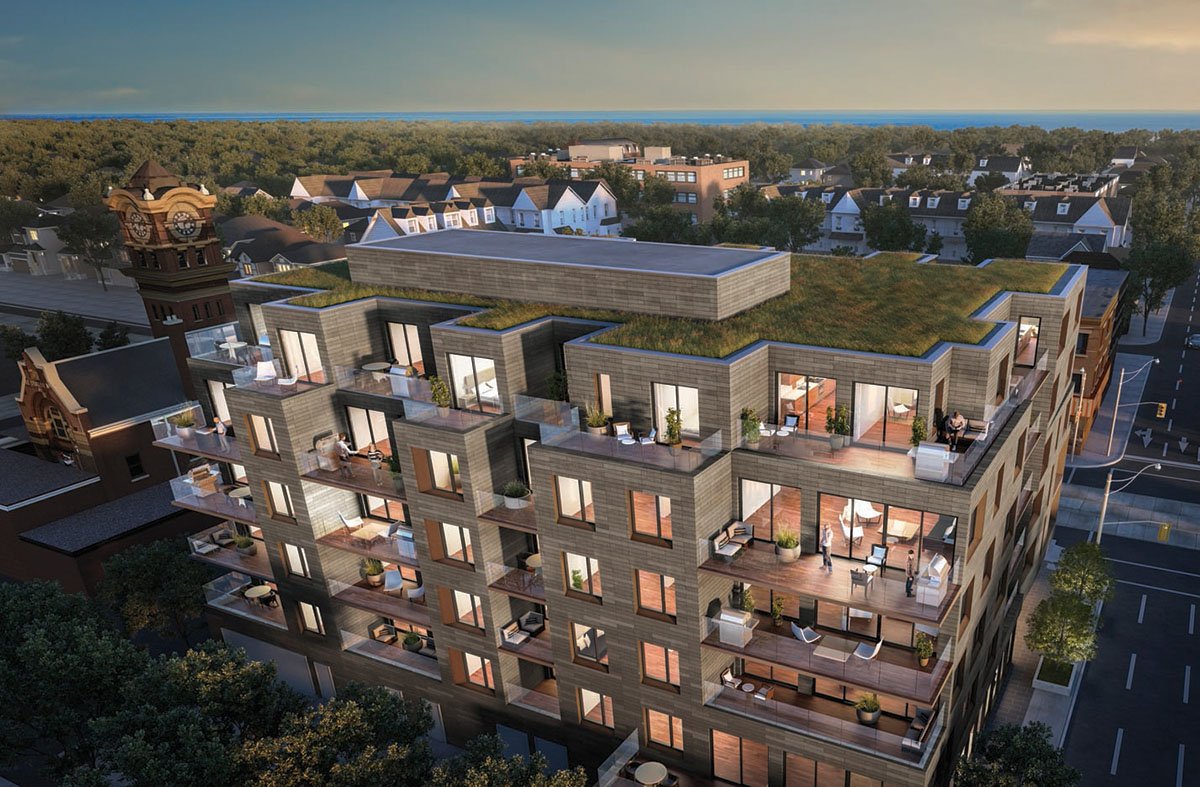 Render of 1884 Queen East (Heartwood)