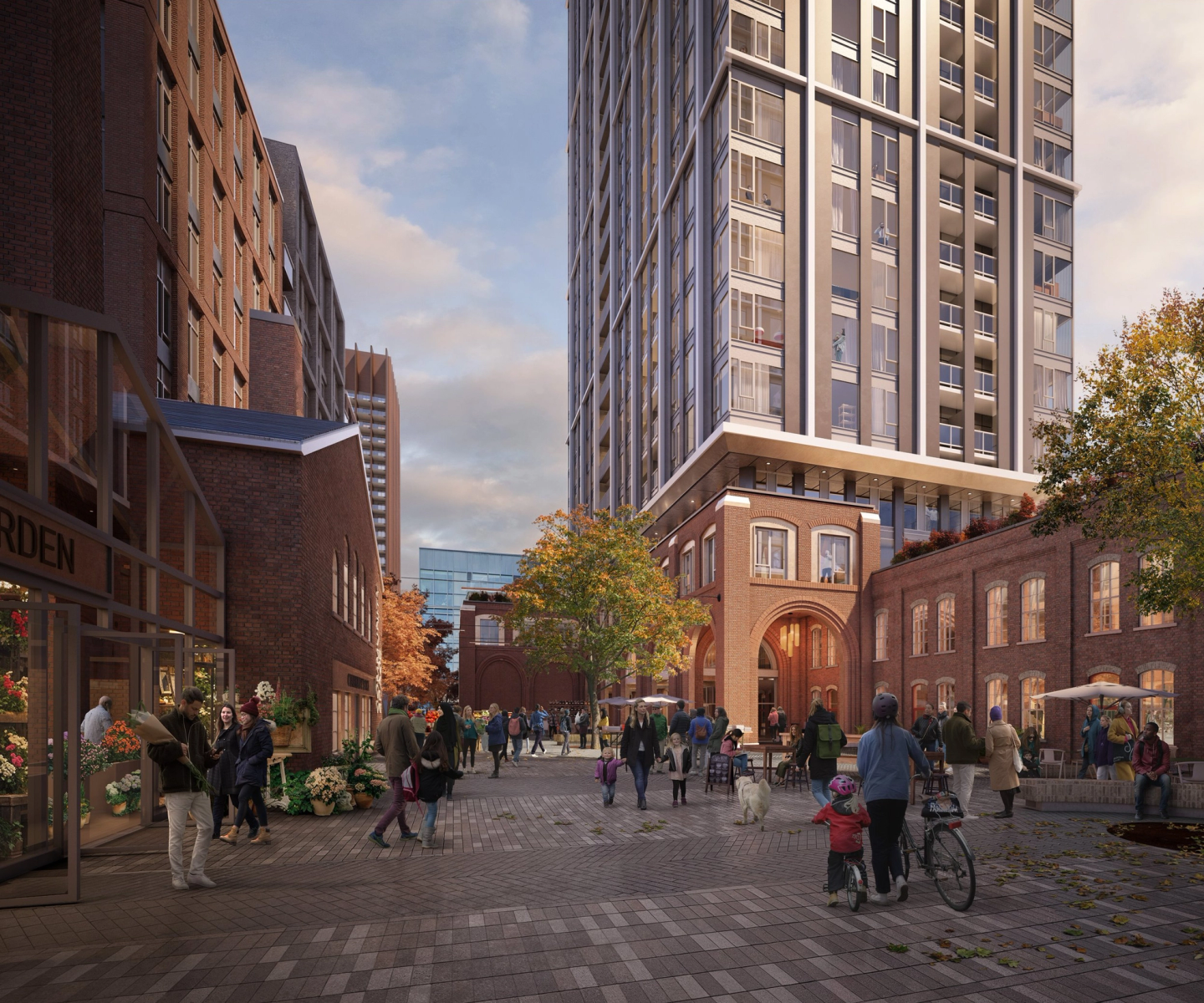 Rendering of the future of Radiator, a development project in Parkdale