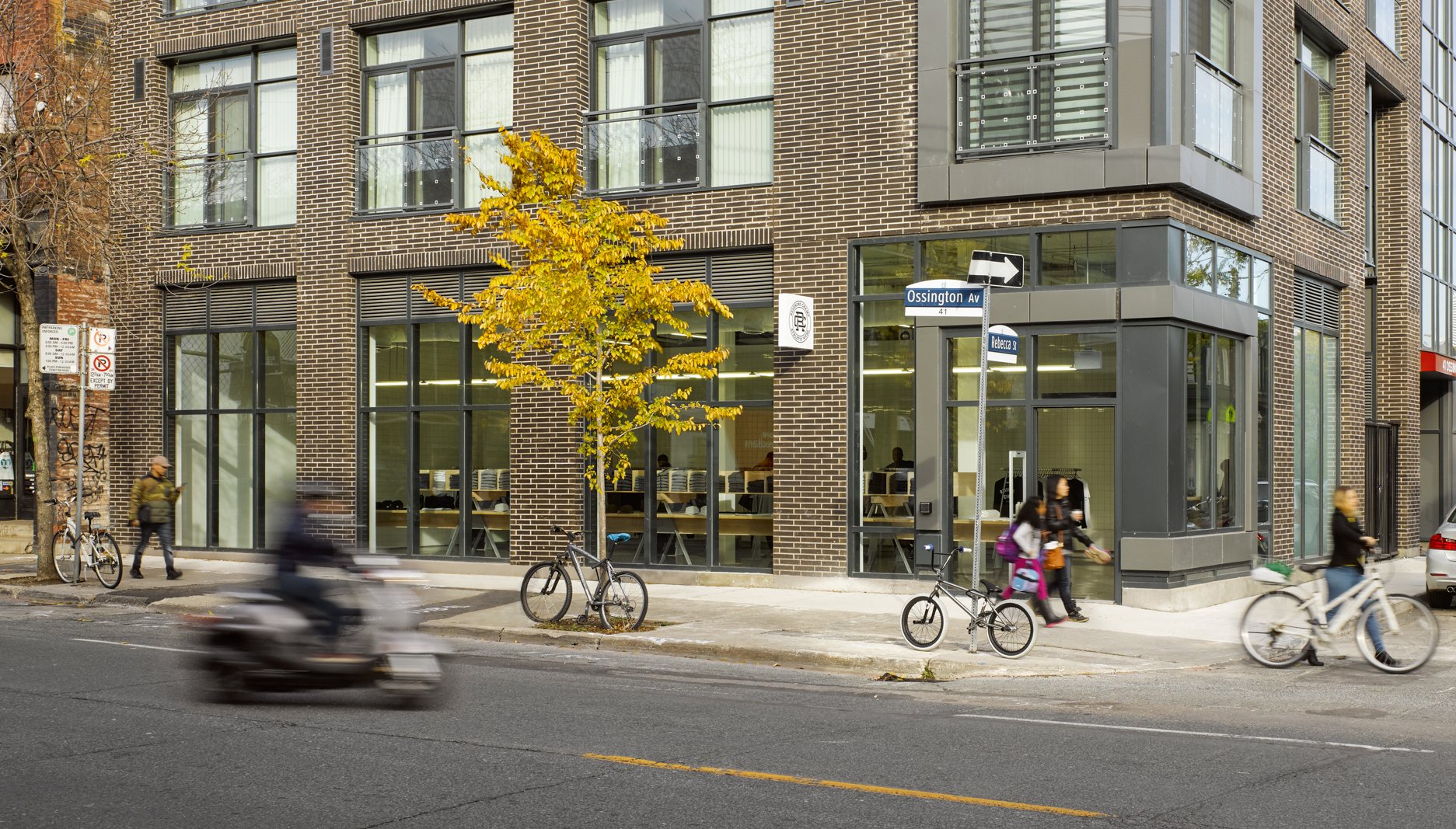 Street view of the retail store at 41 Ossington