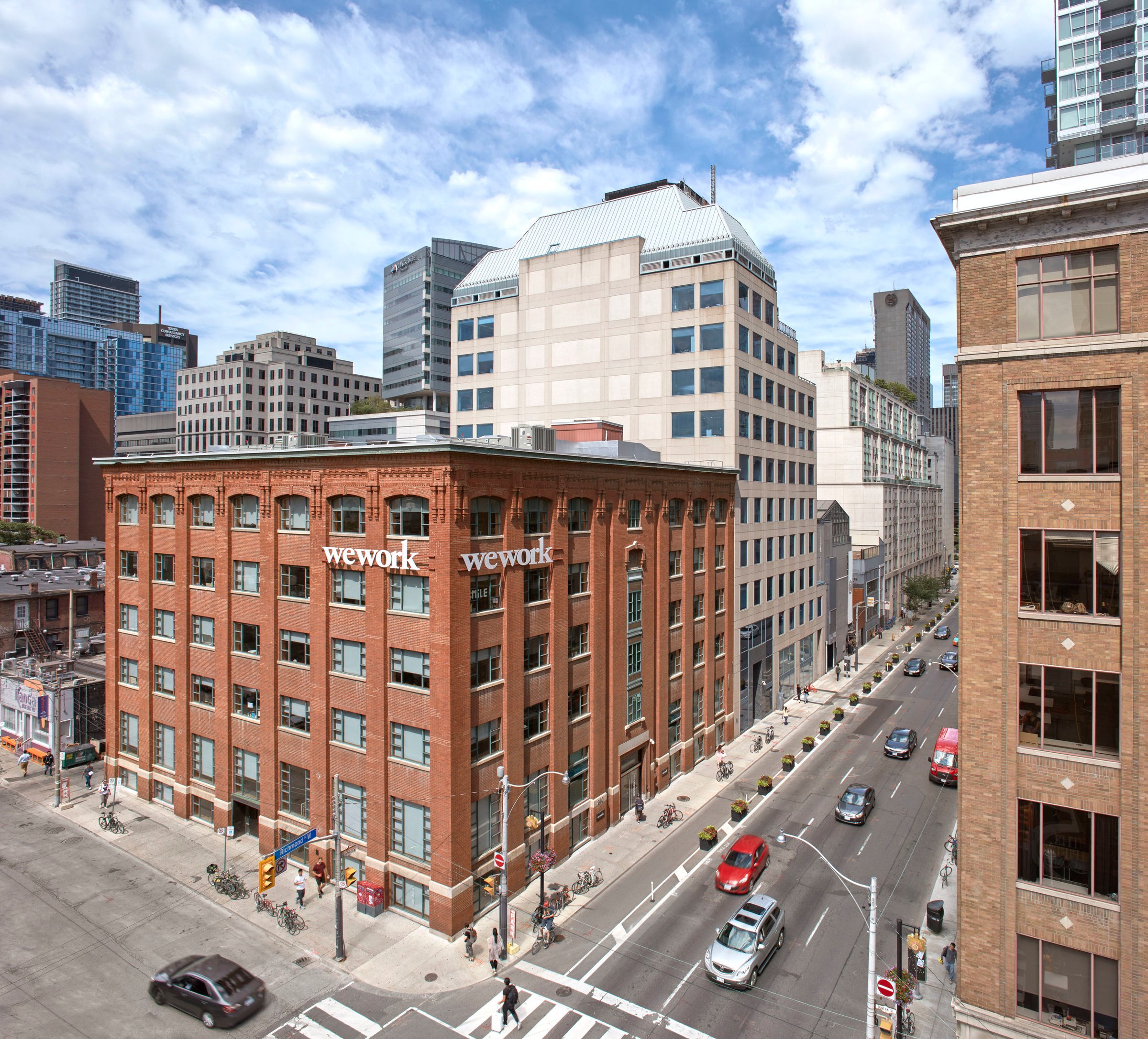 Exterior shot of facade of 230-240 Richmond West