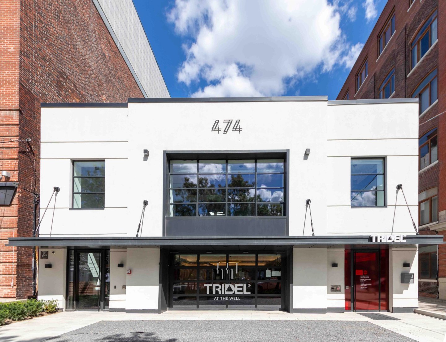 Exterior shot of facade of 474 Wellington West