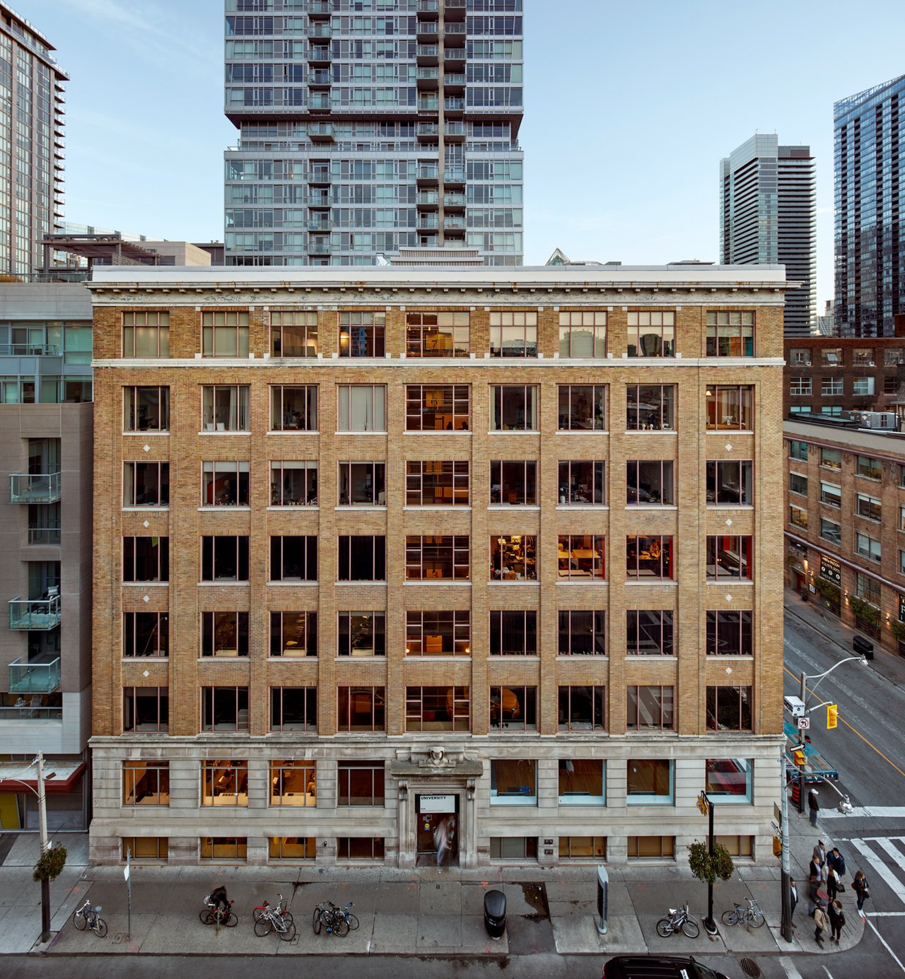 Exterior shot of facade of 205 Richmond West
