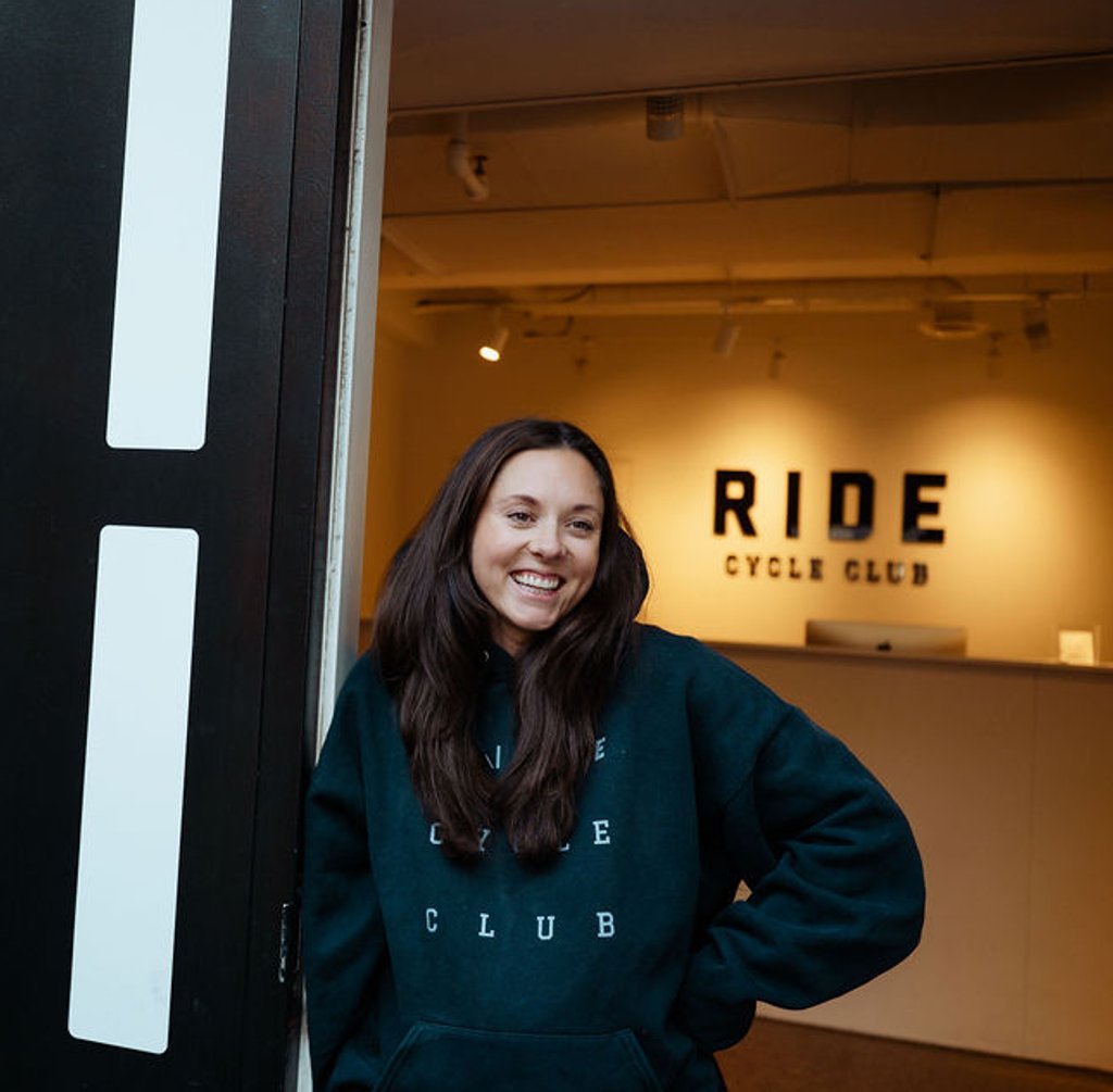 Activewear on display at Ride Cycle Club