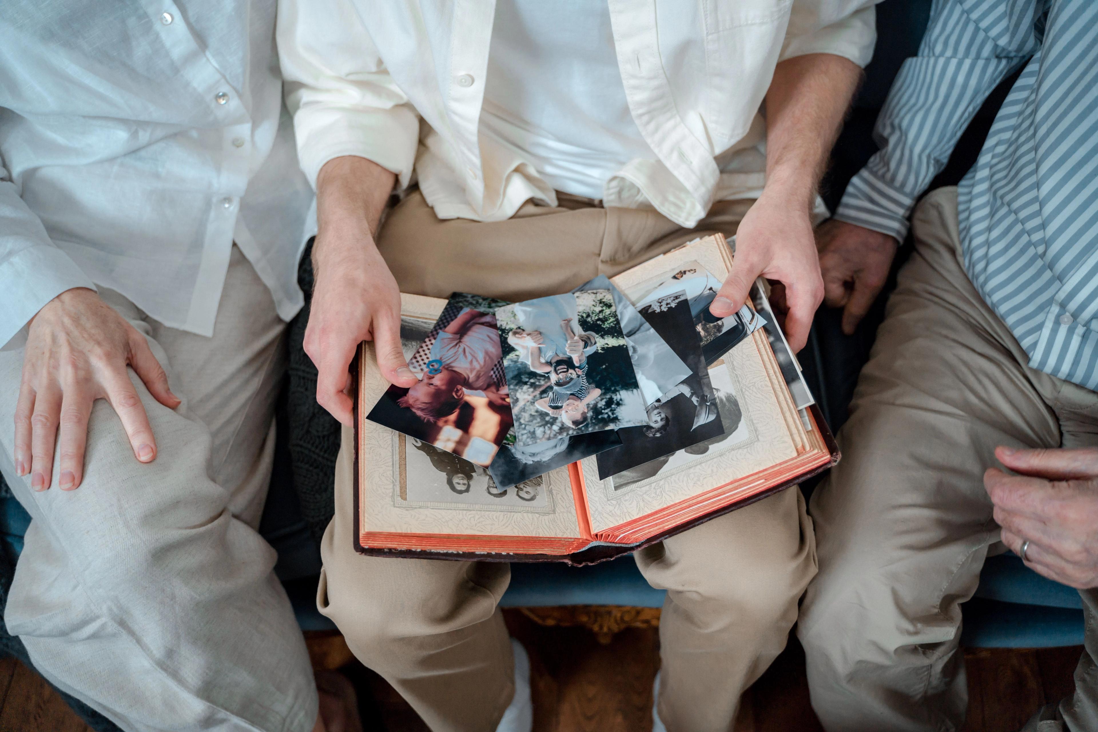Memories in a book