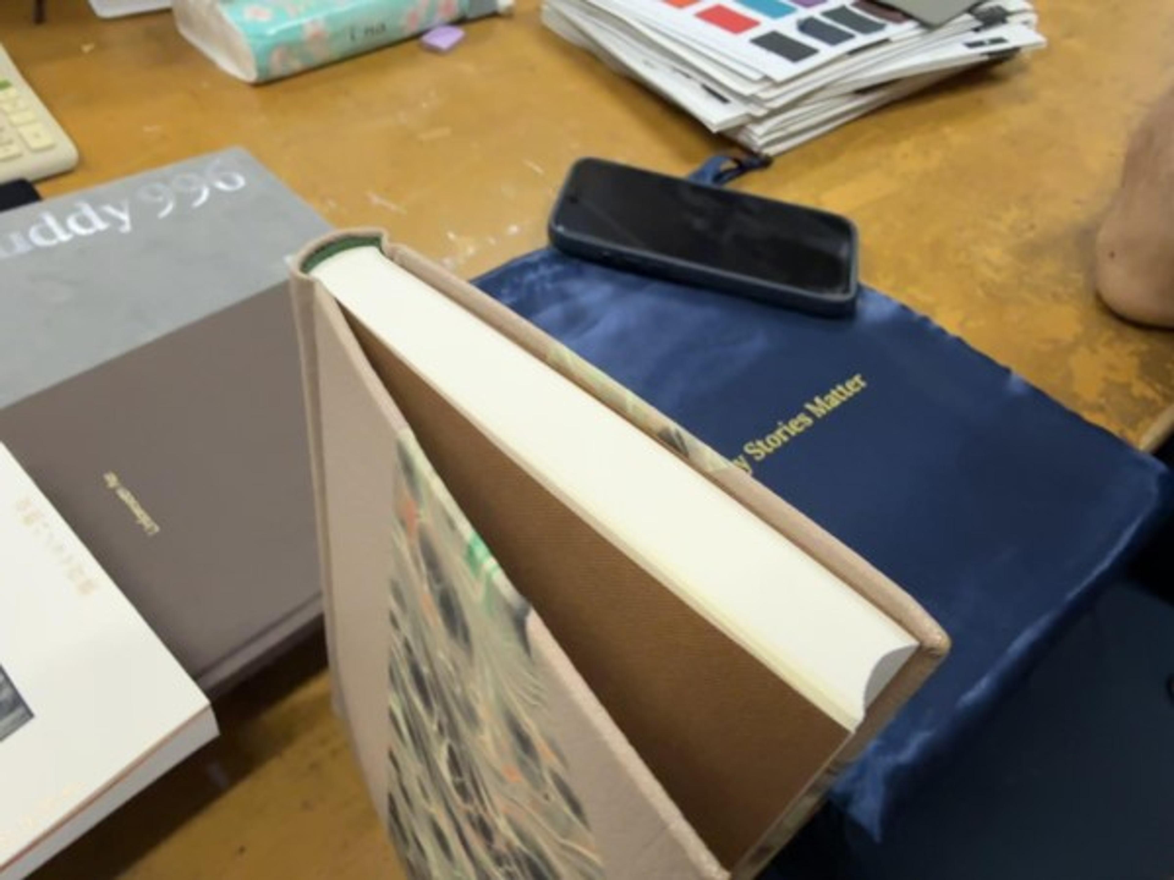 Endpapers create the first transition from the cover into the book