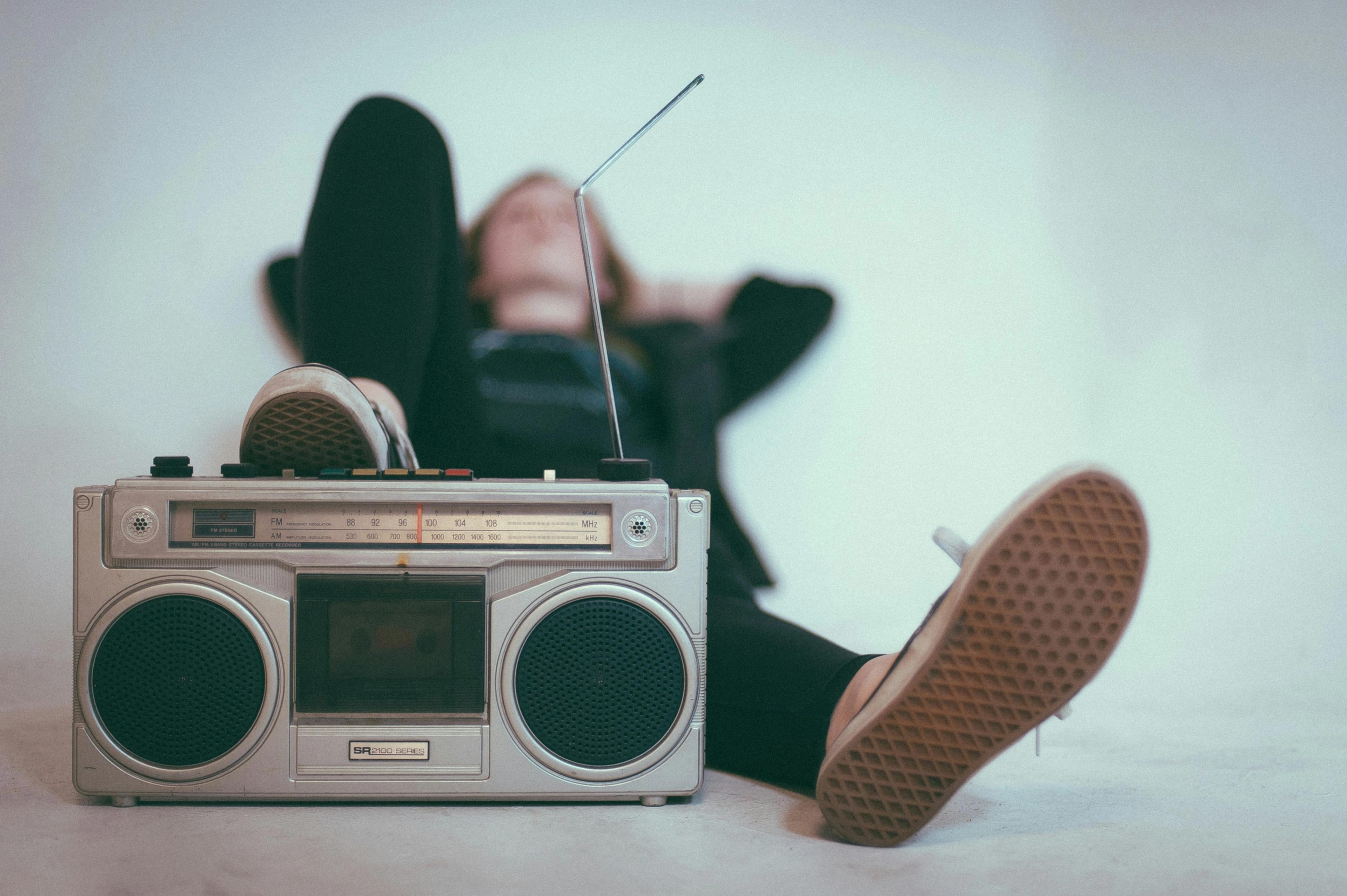 Someone listening to music