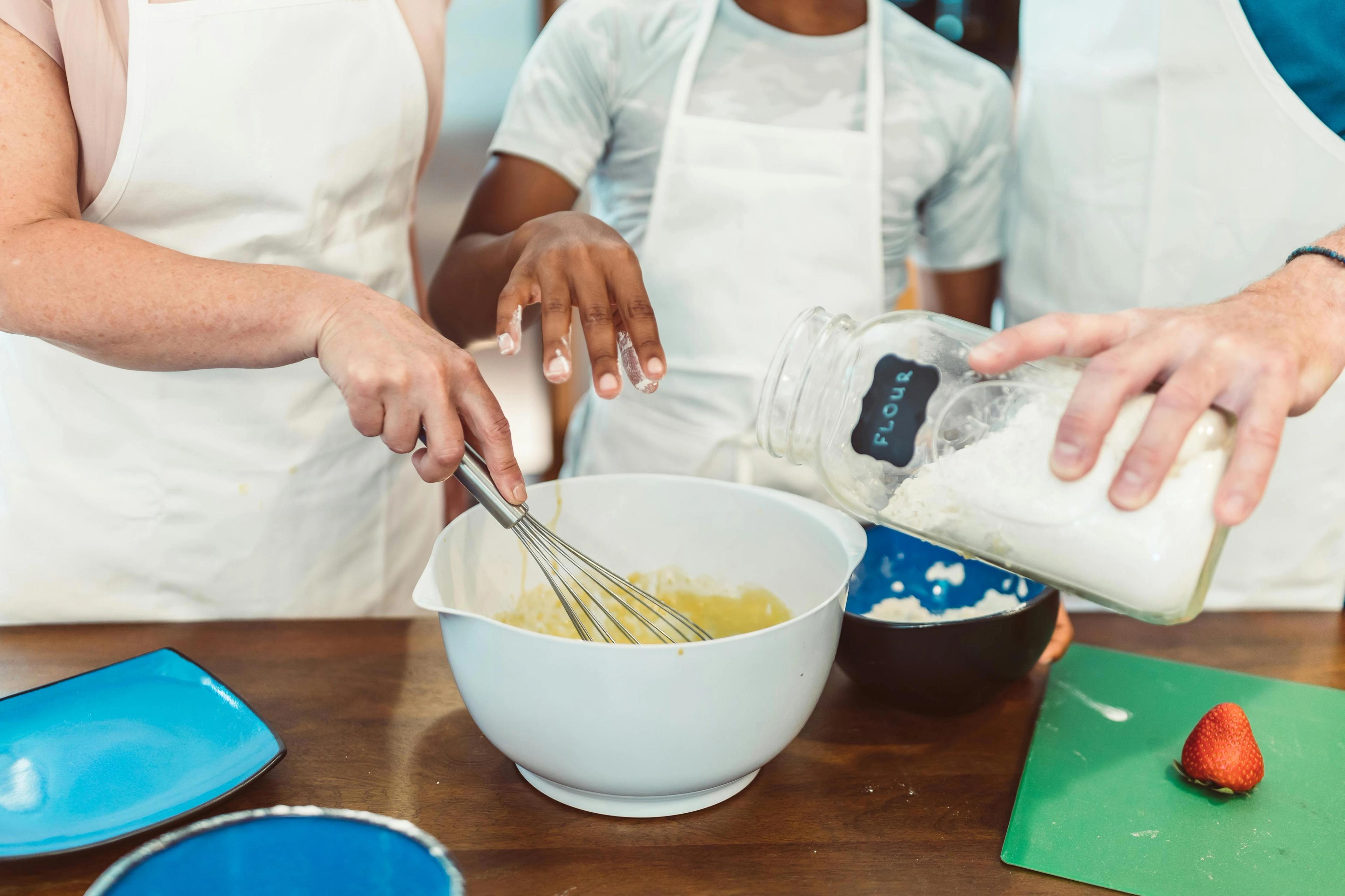 People cooking 