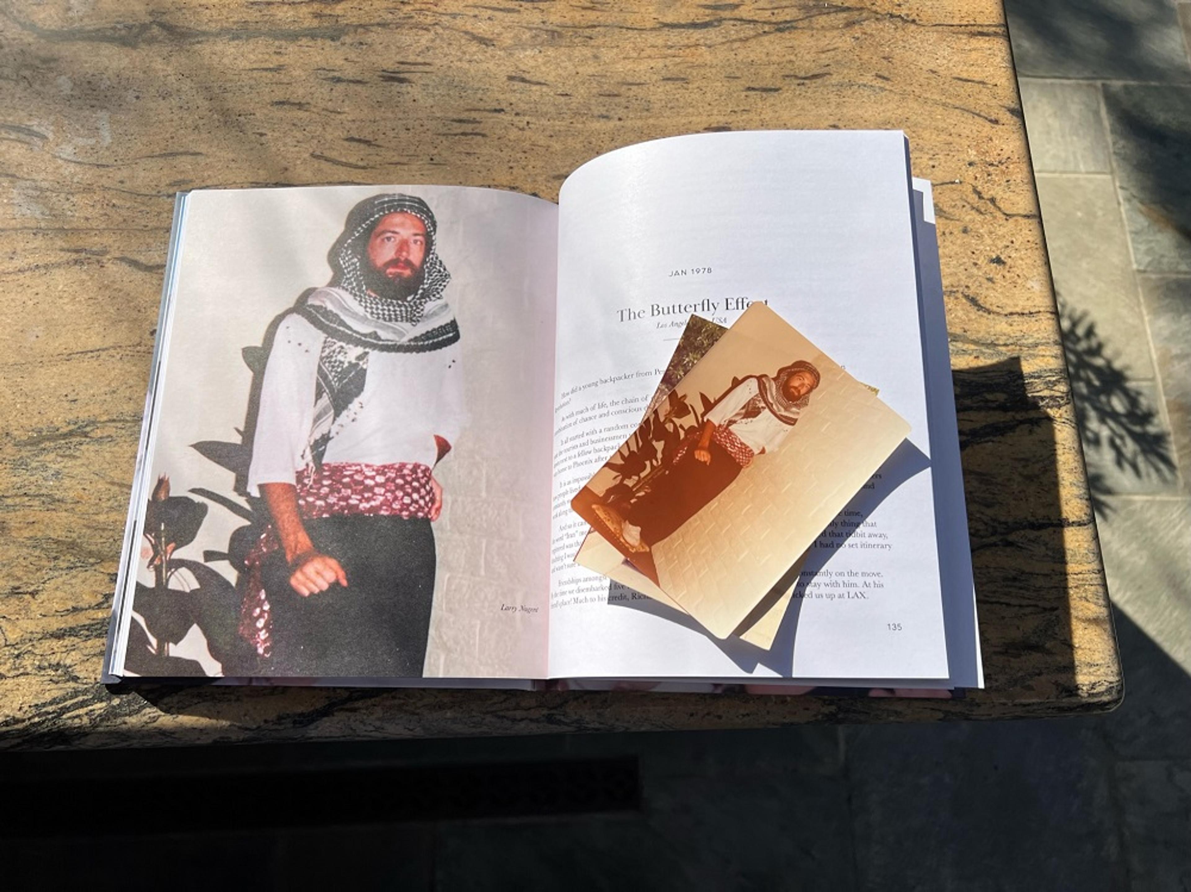 The Inside Of A Memoir With A Photo