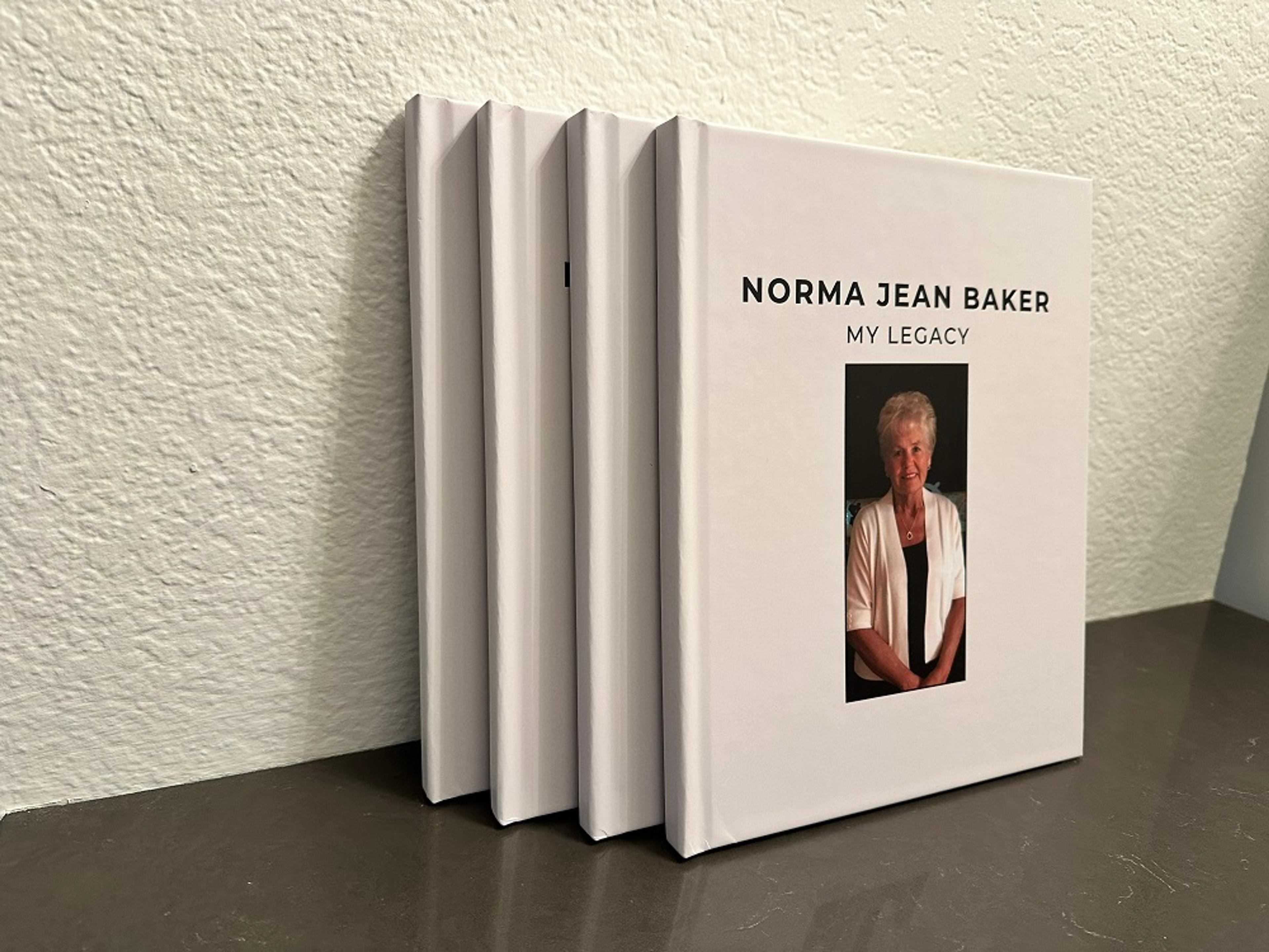 a finished memoir printed by my stories matter