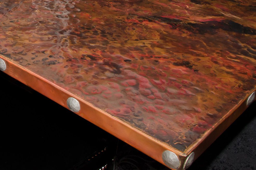 Custom Copper Table