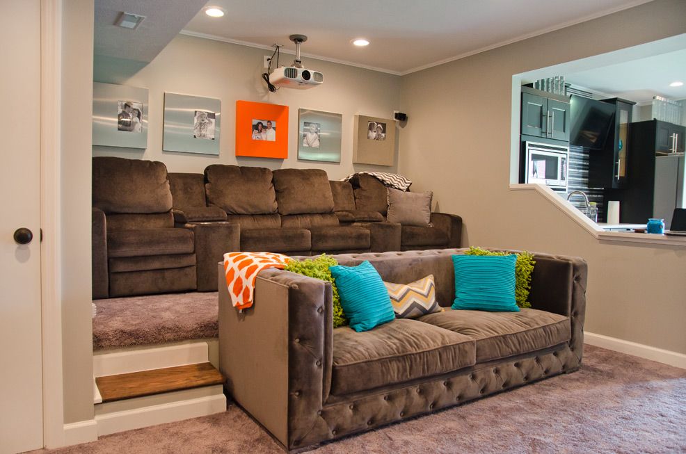 Modern Man Cave Sofa