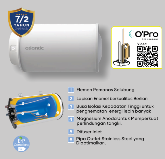 Atlantic O'PRO SLIM HZ